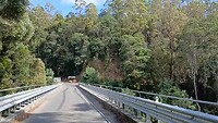 Aankomst Kanunnah Bridge