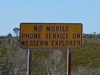 No Mobile Phone Service on Western Exporer