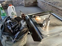 Ontbijt koffie en geroosterd brood