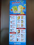 Kleine menu voor een kleine zaak
