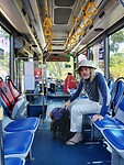 Op bus K4B van Denpasar naar Ubud