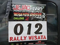 Een rally-voertuig