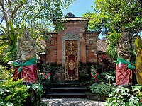Ingang van het Ubud Paleis (Puri Saren Agung)