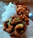 Hartig ontbijt met aubergine