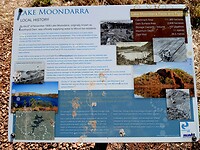 Local history of Lake Moondarra