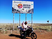 De grens met Northern Territory
