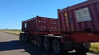 Road Train passing