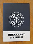 Breakfast & Lunch menu