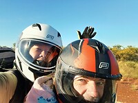 Wij tweetjes op de Overlanders Way