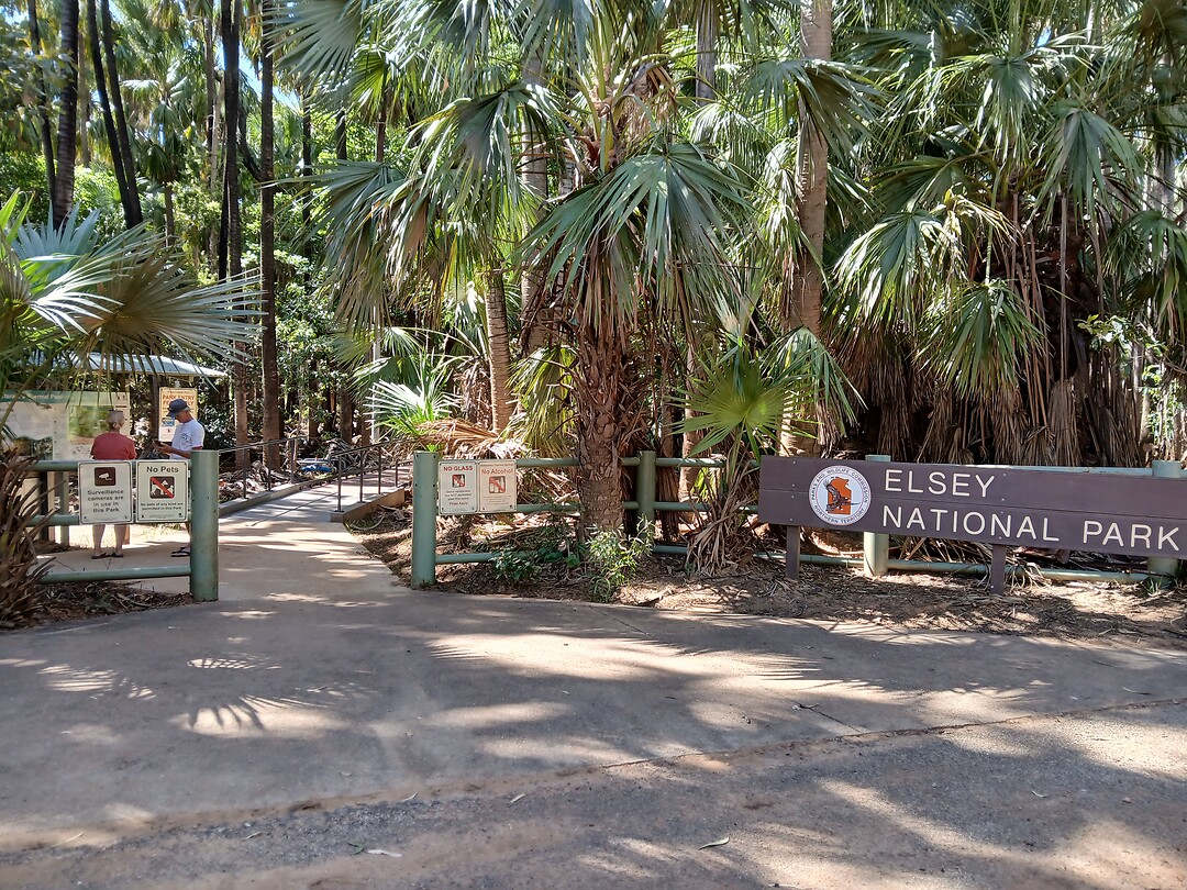 Ingang Nationaal Park