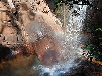 Stortend water van de Robin Falls
