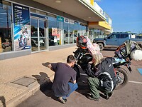Hondatje naar een Honda-dealer