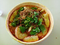 Laksa Seafood van Mary's Laksa