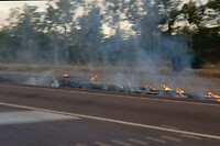 Gecontroleerde brandhaard zonder controle