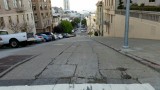 een van de vele heuvels in San Francisco