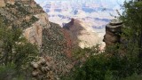 de vallei vanaf bright angel trail