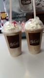 Lekkere Choco milkshake van de Mc Donalds, hier kwamen we voor terug naar USA :-P