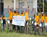 Start Cycle for Light 2015 at healthpost Assela