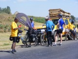 korte rustpauze onderweg