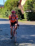 Pieter na 142 km fietsen super!