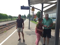 Wachten op het boemeltreintje