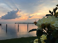 Zonsondergang "am Bodensee"