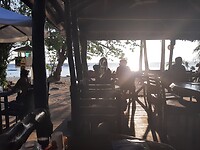 Het relaxed terras van ons hotel
