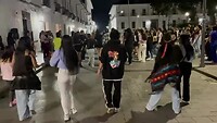 Op het plein in Popayan