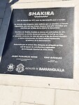 Ode aan Shakira, die geboren is in Barranquilla