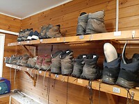 Schoenen in de droogruimte