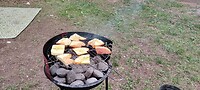 Brood op de bbq