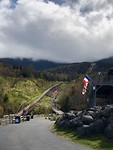 Start beklimming Mount Washington