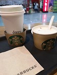 Starbucks op het vliegveld