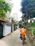 Op de fiets in Hanoi