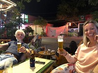 Biertje met Paul (Iris maakt de foto)