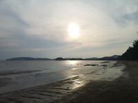 Zonsondergang @ the beach