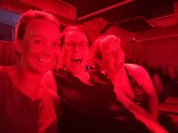 Klaar voor de Blue Dragon show