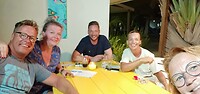 Yahtzee met Chantal en de fam Kerklaan