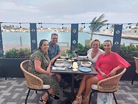 Met Susan Rob en Ineke uit eten bij Lima