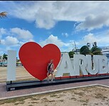 Chantal loves Aruba