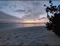 Sunset bij Fishermans hut