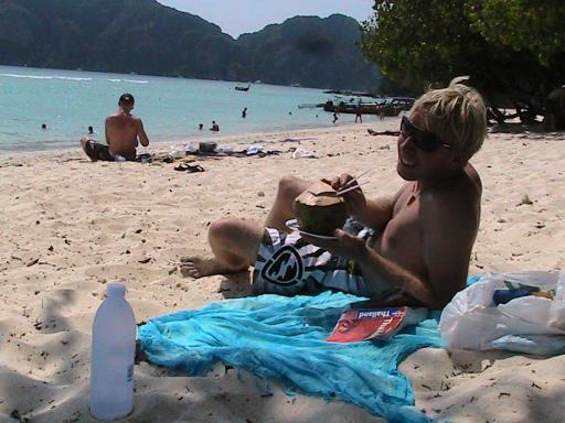 coconut dans le beach..