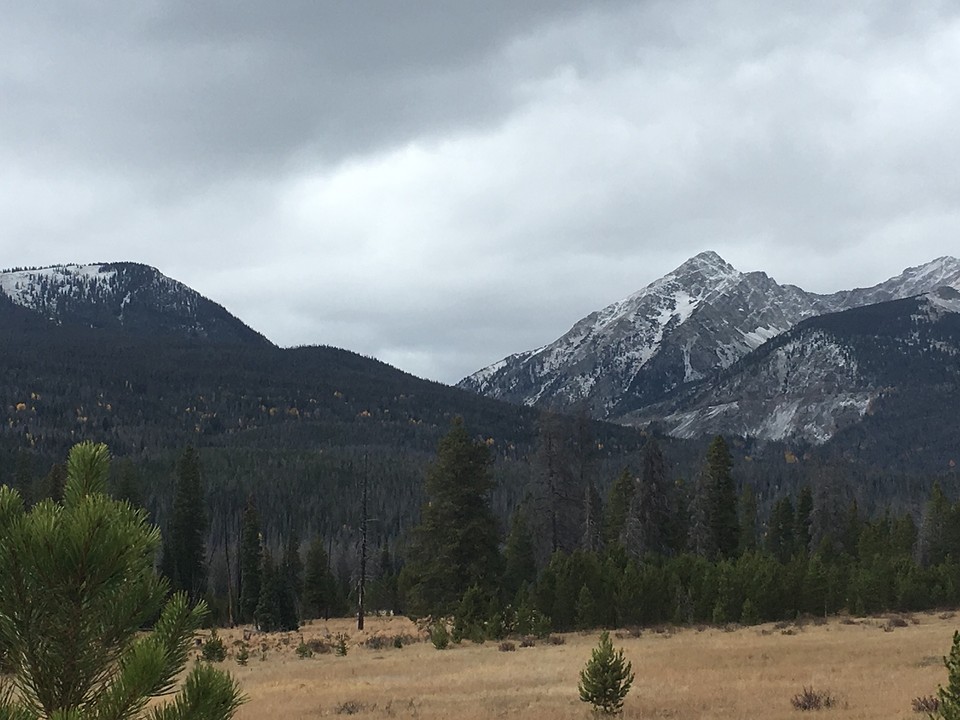 Uitzicht Rocky Mountains