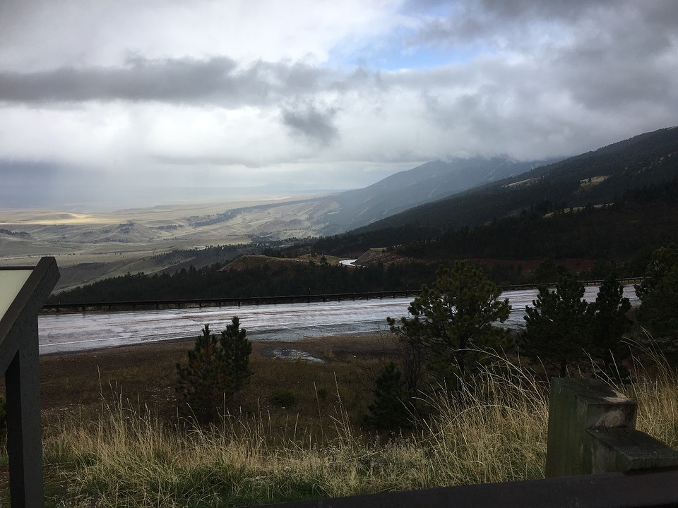 In het dal van Bighorn National Forest