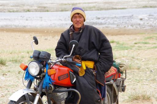 Man met motor