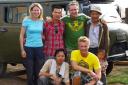 Margriet, Taka, Arnoud, Sidor, Baya en moi