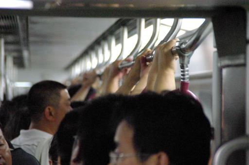 Druk in metro