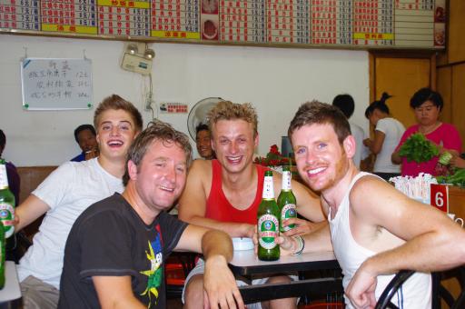 Dan, Patrick, Arnoud en moi
