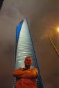 Ik voor World Financial Center (474 meter hoog)
