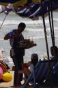 service is goed op het strand
